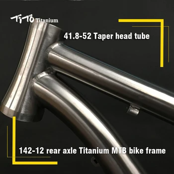 DOPRAVA ZDARMA !!! TiTo Titán MTB bike rám, 26` 27.5` 29` skryté kotúčové brzdy, sedadla 142-12 barel hriadeľ bicykli 2